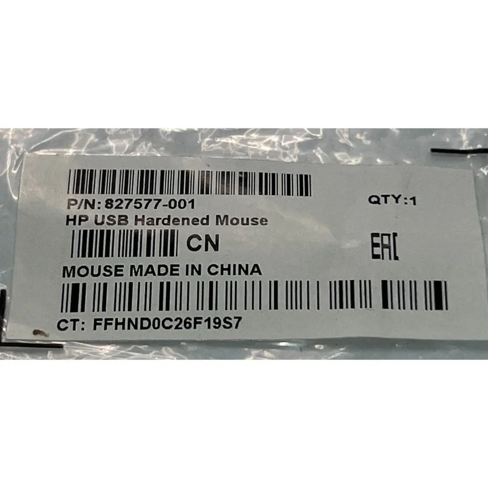 HP - Genuine HP - 827577 - 001 - 2 Button Wired USB Optical Mouse